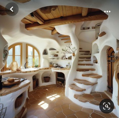 Cob Tiny House, Cobb Homes Beautiful, Rock Wall In House, Earth Contact Homes, Cob House Design, Earth Ship Homes, Cobb Houses, Cob Home, Cob House Interior