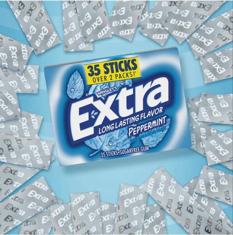 Amazon.com : EXTRA Gum Peppermint Sugarfree Chewing Gum Mega Pack, 35 Sticks (Pack of 6) Extra Peppermint Gum, Extra Gum, Mint Gum, Sugar Free Gum, Peppermint Sugar, Kosher Recipes, Home Improvements, Online Grocery Shopping, Chewing Gum