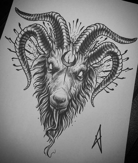 230+ Best Goat Tattoos Designs (2023) Devil Horn Ink for Capricorns - TattoosBoyGirl Tattoo Goat, Satanic Tattoos, Ram Tattoo, Occult Tattoo, Capricorn Tattoo, Goat Skull, Devil Tattoo, Demon Tattoo, Scary Tattoos