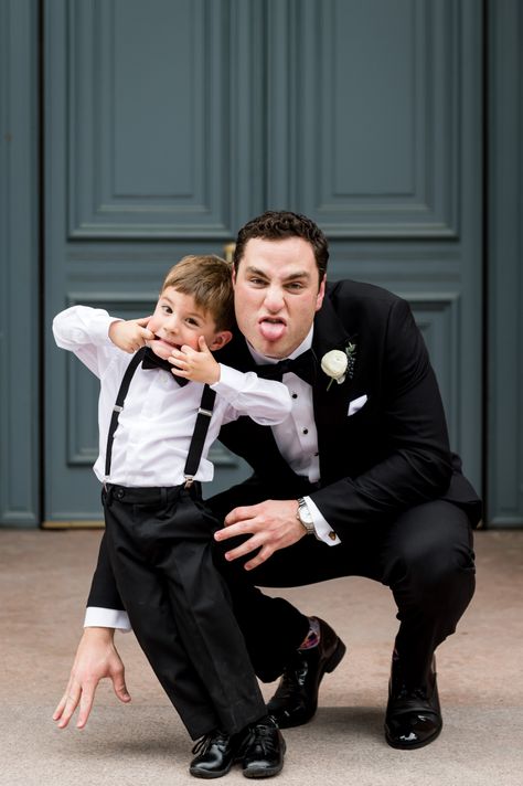 Wedding Photography Ring Bearer, Ring Bearer And Groom, Wedding Photos Ring Bearer, Bride With Ring Bearer Pictures, Groom Ring Bearer Pictures, Groom With Ring Bearer Pictures, Wedding Photos With Ring Bearer, Ring Bearer Photo Ideas, Wedding Photos Rings