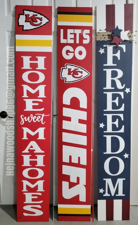 Kansas City Chiefs Porch Sign, Kc Chiefs Wood Signs, Kansas City Chiefs Welcome Sign, Welcome To Mahomes Sign, Kansas City Chiefs Sign Diy, Diy Kansas City Chiefs Gifts, Kc Chiefs Outdoor Decor, Kc Chiefs Wood Signs Diy, Diy Kc Chiefs Crafts