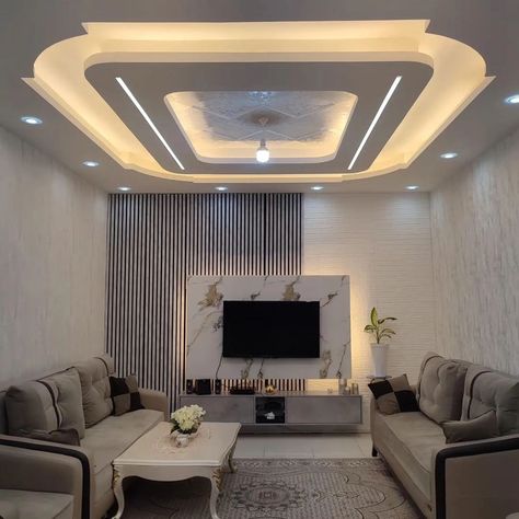 Aaron Deng, Hall Ceiling, Simple False Ceiling Design, Luxury Ceiling Design, Simple Ceiling Design, Down Ceiling Design, New Ceiling Design, False Ceiling Living Room, House Wall Design