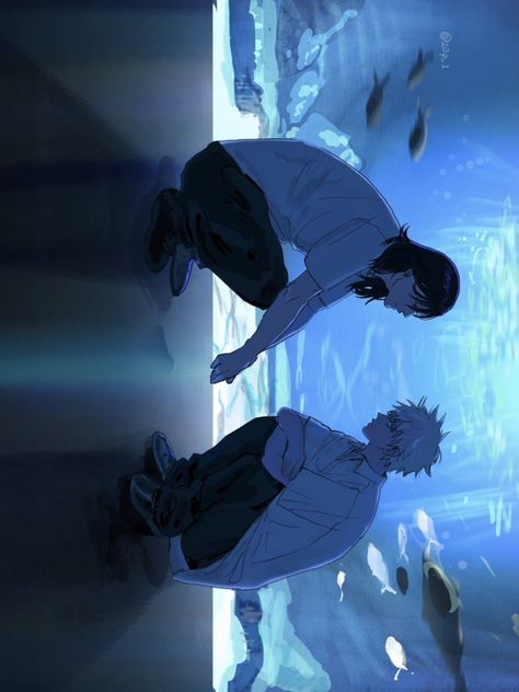 Jjk Art, Anime Store, Fish Wallpaper, Physical Pain, Gojo Satoru, Fanarts Anime, Jujutsu Kaisen, Jujutsu, Aesthetic Anime