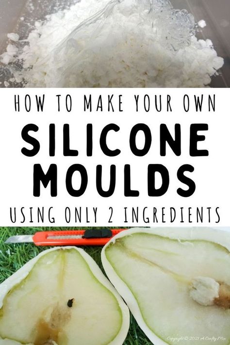 Don't waste money buying expensive silicone molds when you can make them yourself using only two ingredients you probably have at home already. It's easy, fun, reusable and only takes a few… More Silicone Molds Recipes, Concrete Molds Diy, Diy Silicone Mold, Silicon Molds, Making Silicone Molds, Two Ingredient, Concrete Diy Projects, Diy Silicone, Silicone Moulds