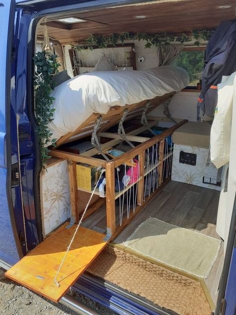 Exterior Van Design, Minivan Camping Hacks, Van Life Storage Hacks, Cat Van Life, Simple Van Build, Van Camping Ideas, Hippie Van Interior, Yellow Kitchen Cabinets, Minivan Camping