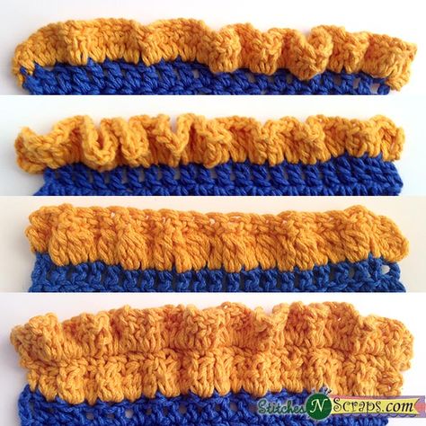 Wide Crochet Border, Crochet Frill Edge, How To Crochet Ruffles, Crochet Ruffle Edging, Ruffle Crochet Edging, Crochet Edging Patterns Free, Wave Blanket, Crochet Ruffles, Crochet Journal