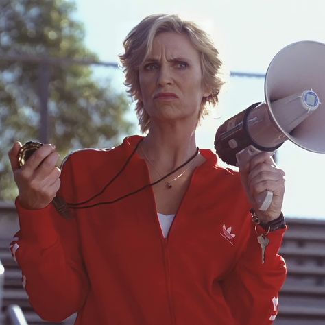 Sue Sylvester Halloween Costume, Sue Sylvester Icon, Sue Sylvester Costume, Maci Aesthetic, Glee Halloween Costumes, Glee Sue Sylvester, Paloma Core, Lewis Core, Glee Party