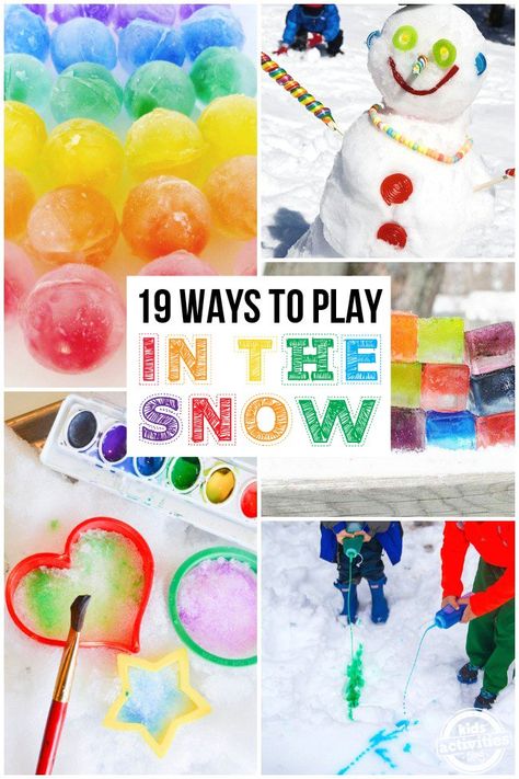 Snow Activities For Kids, Play Snow, Theme Carnaval, Snow Play, Winter Play, Snow Activities, Winter Activities For Kids, Winter Outdoor Activities, Snow Much Fun