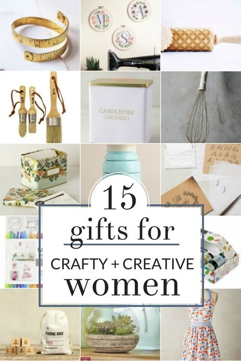 Mother's Day Gift Guide for Crafty Moms -  If your mom is a Crafty Mom. look no further.  These are my favorite gifts for women.  I've selected some perfect gift ideas for the crafty ladies - whether she's a Pinterest addict. crafter. baker. sewer. gardener. or anything else. I've got you covered! Gifts For Young Women, Crafty Mom, Diy Gifts For Mom, Retirement Gifts For Women, Mothers Day Crafts For Kids, Friends Christmas, Diy Mothers Day Gifts, Mom Diy, Mother Birthday