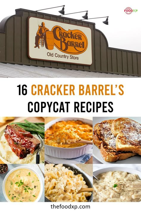 16 Cracker Barrel’s Copycat Recipes Maple Bacon Grilled Chicken Cracker Barrel, Restaurant Bread Recipes, Copycat Restaurant Appetizer Recipes, Copycat Restaurant Food, Copycat Cracker Barrel Potatoes, Cracker Barrel Sides, Cracker Barrel Croutons Recipe, Cracker Barrell Broccoli Chicken, Restaurant Copycat Dinner Recipes