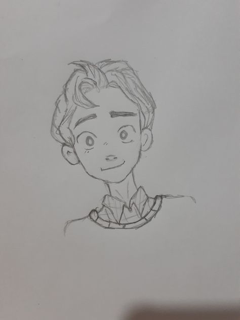 Tom Holland Drawing Easy, Tom Holland Drawing, Drawing Easy Cartoon, Art Base Reference, New Drawing Ideas, Easy Cartoon, Side Face, Stuff To Draw, Harry Potter Drawings