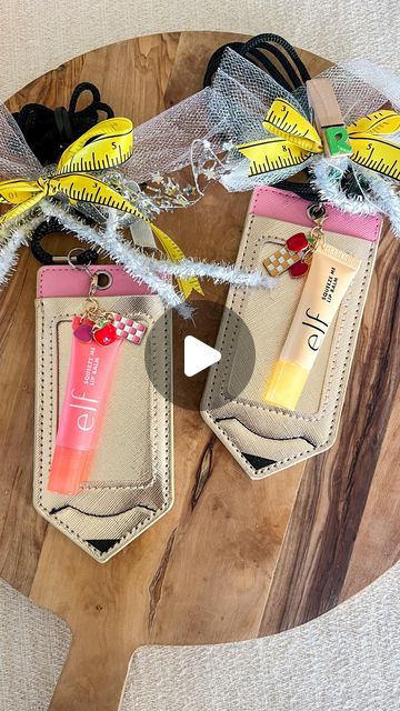 Andrea Clawson on Instagram: "Seriously the cutest trend 💋 🔑 and the sweetest diy teacher gifts for back to school   These diy lipgloss keychains are so perfect to add to the pencil badge from @walmart 🥰 they turned out even cuter than I imagined   This craft would be so fun to do as a sleepover activity with tweens or date night with your besties 👯   Comment “link” to shop all the products I used + for a link to the pencil badge holder ✏️   Save for inspo + share with friends 🫶   #diycrafts #backtoschool #teachersofinstagram #teachergifts #teachersfollowteachers #craftymom #craftymama #giftideas #giftcardholder #walmartfinds #walmartdeals #giftgiving #diylipgloss #giftideasforteachers #targetfinds #targetbullseyesplayground #giftcardholder" Useful Gifts For Teachers, Small Teacher Gift Ideas, Teacher Of The Year Gift Ideas, Teacher Diy Gifts, Teacher Day Gifts Ideas, Teachers Day Gift Ideas, Diy Gifts For Teachers, Small Gifts For Teachers, Teacher Gifts Diy