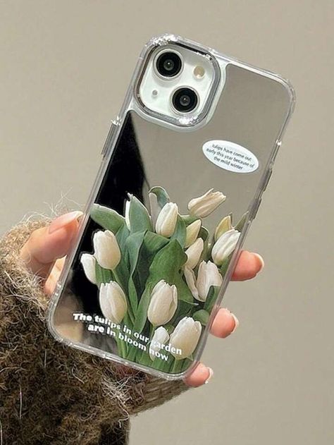 Tulip Pattern Phone Case Compatible With iPhone15/15Plus/15Pro/15Promax | SHEIN USA Tulip Phone Case, Phone Case Diy Paint, Bday Wishlist, Cute Ipad Cases, Apple Iphone Accessories, Tulip Pattern, Tech Cases, Iphone Organization, Pretty Iphone Cases