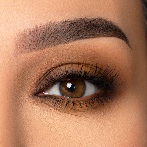 Experience everyday subtlety and nighttime allure with our Baked Browns II eyeshadow palette. This palette features slightly cool neutral-toned browns, offering rich pigmentation and easy-to-blend velvety matte textures. The palette comes in a compact design with a double-ended brush and built-in mirror, making it perfect for on-the-go touch-ups or travel. What's In The Palette: Calm - dusty beigeAmber - mustard brownHaze - muted brownGrounded - medium brownNocturnal - charcoal brown Colors may Brown Eye Makeup Smokey, Eye Makeup Trending, Matt Wedding Makeup, Brown Shimmer Makeup, Matt Brown Eye Makeup, Soft Brown Wing Eyeshadow, Simple Sparkly Eyeshadow, Makeup For Sanpaku Eyes, Simple Makeup Looks Hazel Eyes