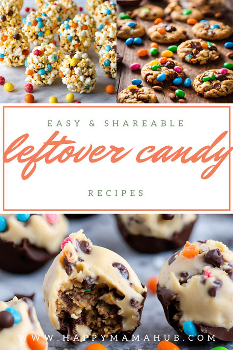 Wondering what to do with leftover Halloween candy? 🍬🎃 Try these 10 creative recipes perfect for sharing at the office, family gatherings, or keeping as treats! Turn that candy stash into delicious desserts without feeling the sugar overload. #HalloweenCandy #LeftoverCandy #EasyRecipes #DessertIdeas #HalloweenLeftovers #FunBakingIdeas #ShareableTreats #HolidayRecipes #CandyRecipes Leftover Fudge What To Do With, Halloween Candy Leftover Ideas, Halloween Candy Recipes Leftover, Leftover Halloween Candy Ideas, Leftover Candy Recipes, Leftover Halloween Candy Recipes, Candy Cookies Recipes, Halloween Candy Recipes, Laundry Room Floor