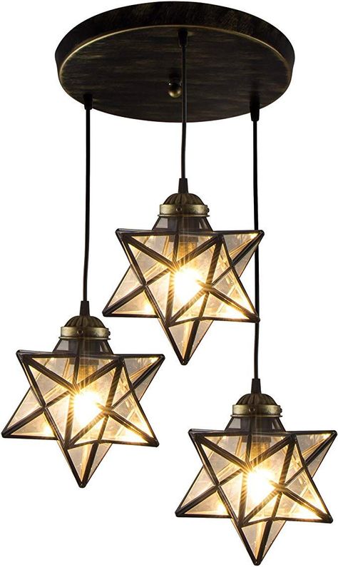 Moravian Star Pendant Light, Star Pendant Light, Mid Century Ceiling Light, Star Pendant Lighting, Moravian Star, Modern Ceiling Light Fixtures, Star Chandelier, Light Fixtures Bedroom Ceiling, Glass Light Fixture