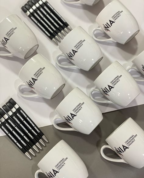 Check out these custom mugs and pens we did for the National Innovation Agency! 🎉✨ Want your company’s branded gifts or promotional items done right? Call us on 0765667761 to discuss your requirements and get a quote. With one of the largest selections of customizable options in Sri Lanka, we’re here to showcase your brand exactly the way you envision it! 💼🔧 #CorporateGifts #BrandedItems #GiftsGrowLove #TheMugshot Company Mug Design, Diy Mug Designs, Diy Mugs, Promotional Items, Branded Gifts, Mug Design, Promotional Item, Corporate Gifts, The National