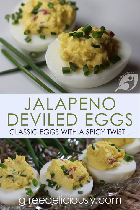 Jalapeno Deviled Eggs Lactose Free Appetizers, Easy Cold Finger Foods, Cold Appetizers Easy, Jalapeno Deviled Eggs, Spicy Deviled Eggs, Cold Finger Foods, Devilled Eggs Recipe Best, Eggs Recipes, Jalapeno Recipes