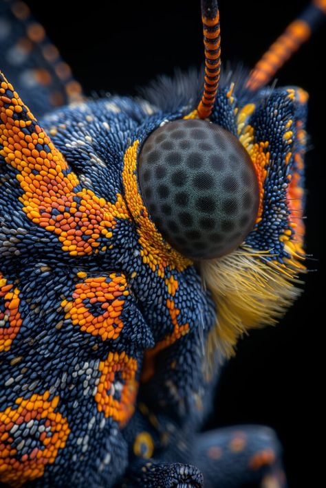 Discover and download free images Intricate Beauty: Extreme Close-Up of a Butterfly’s Eye and #Scales https://aifusionart.com/intricate-beauty-extreme-close-up-of-a-butterflys-eye-and-scales/?utm_source=facebook&utm_medium=social&utm_campaign=ReviveOldPost Insects Close Up, Bug Close Ups, Insect Close Up, Insects Up Close, Butterfly Close Up, Insects Photography, Bug Drawing, Insect Eyes, Close Up Art