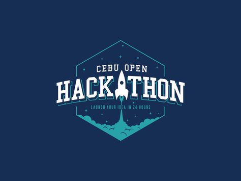 Cebu Open Hackathon Logos, Poster Designs, Hackathon Branding, Hackathon Logo, Hackathon Poster, T Shirt Hacks, Logo Design Process, Event Poster Design, Abstract Art Wallpaper