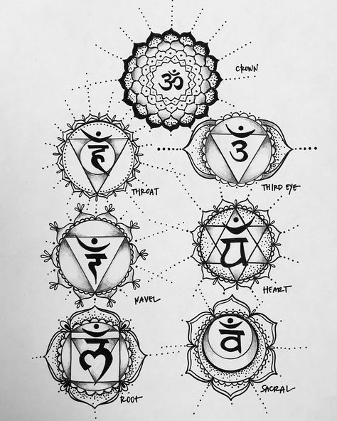 Happy chakra tattoos for the new year! Available for $50 each, 2x2ish inches ✨for tattoo appointments contact through heatherhaedalkim@gmail.com✨ #chakratattoo #tattooflash #twincitytattoo Heart Chakra Tattoo, Chakra Tattoos, Tattoo Black And White, Chakra Tattoo, Yoga Tattoos, Arte Yoga, Buddha Tattoos, Om Tattoo, Tattoo Trend