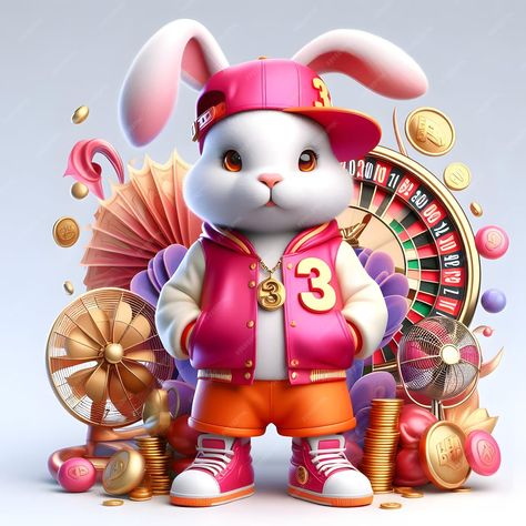 Premium Photo | Rapper style fortune rabbit slot game character holding angpao Casino Character Design, Slot Character, Slot Game Character, Play Slots Online, Rapper Style, Business Card Maker, Flyer Maker, Poster Maker, Poster Invitation