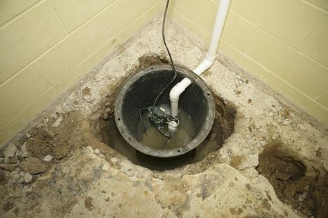 Installing a Basement Sump Pump Basement Toilet, Sump Pit, Sump Pump Installation, Water Installation, Flood Prevention, Drain Repair, Plumbing Companies, Flooded Basement, Frozen Pipes