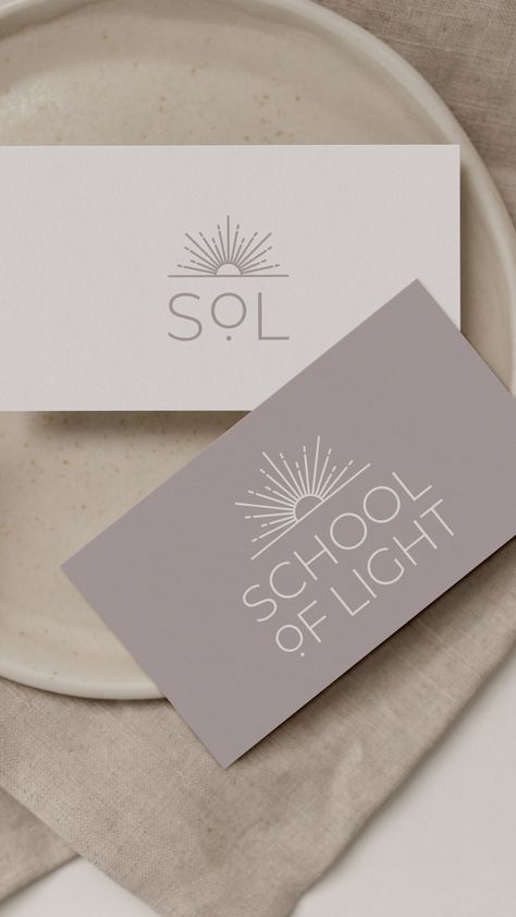 Sol Branding, Soul Logo Design, Yoga Logo Design Inspiration, Light Logo Design, Sun Branding, Soulful Branding, Bohemian Graphic Design, Sol Logo, Yoga Branding Design