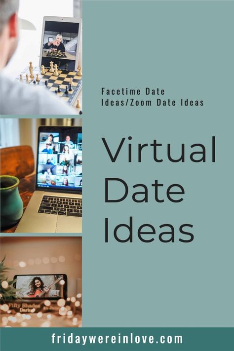 Looking for some virtual date ideas? Here's a roundup of Facetime date ideas / Zoom date ideas for a fun remote date for group date nights or couple date nights at a distance. Date Night Post Instagram, Zoom Date Ideas, Facetime Date Ideas, Online Date Ideas, Virtual Date Night Ideas, Facetime Dates, Virtual Date Ideas, Long Distance Dating, Couple Date