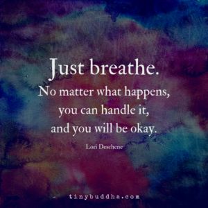 Visit http://tinybuddha.com for more inspiration! Just Breathe Quotes, Heart Semicolon, Citation Encouragement, Breathe Quotes, Its Okay Quotes, Relaxation Music, Tiny Buddha, Buddha Quotes, Be Okay