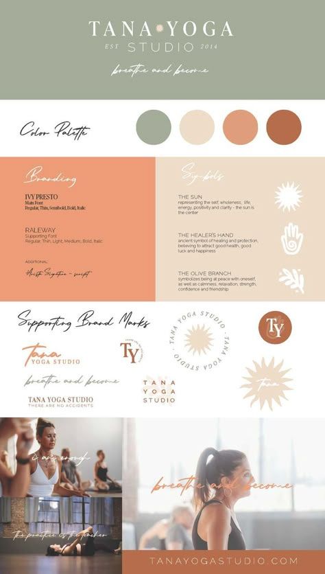 Yoga Moodboard Aesthetic, Yoga Colors Palette, Wellness Center Color Palette, Yoga Palette Color, Yoga Studio Mood Board, Holistic Wellness Color Palette, Yoga Studio Colors, Yoga Brand Color Palette, Yoga Studio Color Palette