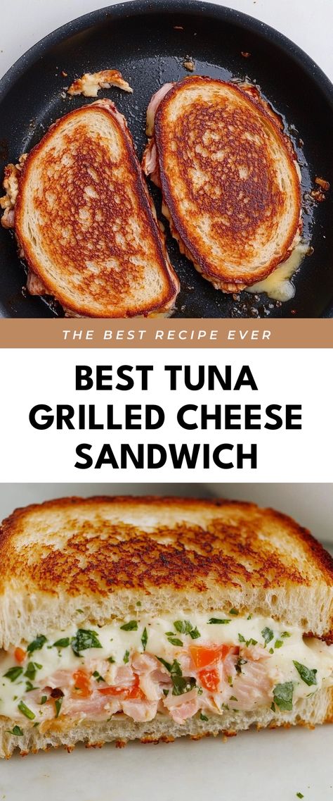 Image for Best Tuna Grilled Cheese Sandwich Tuna Grilled Cheese Sandwiches, Grilled Tuna Salad Sandwich, Grilled Tuna Sandwich Recipes, Tuna Sandwiches Recipes, Recipes With Tuna Packets, Tuna Grilled Cheese, Tuna Meal Ideas, Grilled Tuna Sandwich, Tuna Dinner Ideas