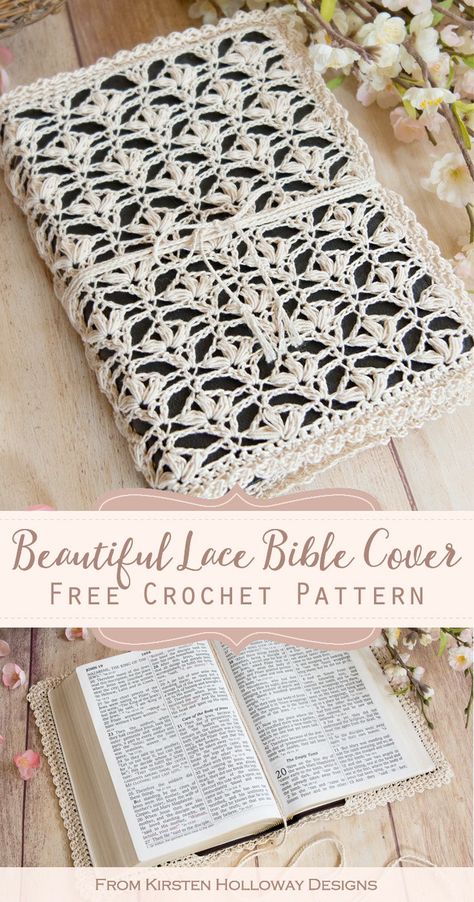 Crocheted Bible Covers Free Pattern, Crochet Bible Bag, Knitted Book Cover Free Pattern, Book Covers Crochet Free Pattern, Crochet Bible Cover Free Pattern, Crochet Book Cover Pattern, Bible Decorations Ideas Cover, Bible Crochet, Book Cover Crochet Free Pattern