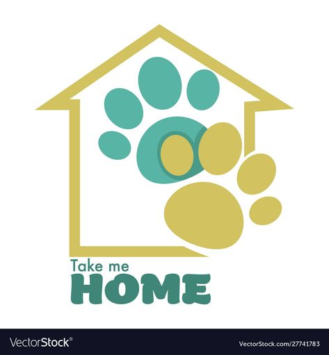 Animal Shelter Logo, Foster House, Cat Shelter, Pet Home, Animal House, Animal Logo, Animal Shelter, Dog Grooming, Pet Shop