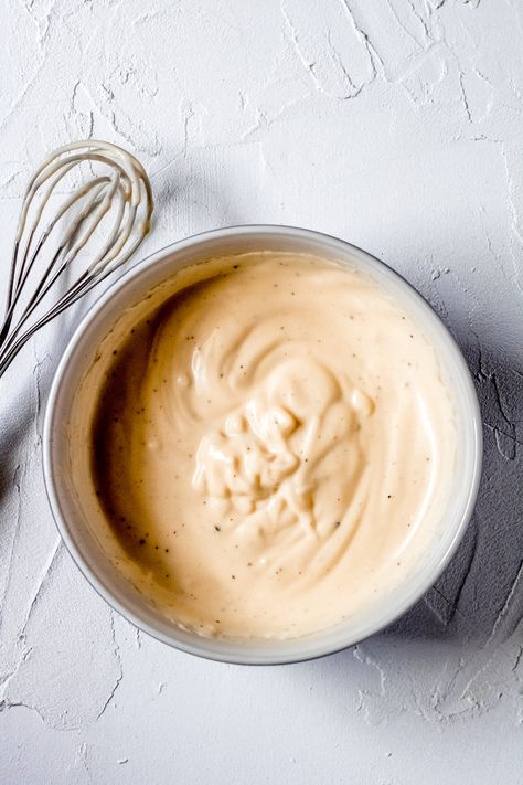 A savory, gluten-free roasted chili aioli recipe with a dairy-free option. #aioli #roastedchiliaioli #glutenfree #dairyfree Chili Aoli Recipe, Chili Aioli Recipe, Dijonnaise Recipe, Aioli Recipes, Vege Meals, Dairy Free Mayo, Aioli Sauce Recipe, Spicy Sweet Potato Fries, Diy Condiments