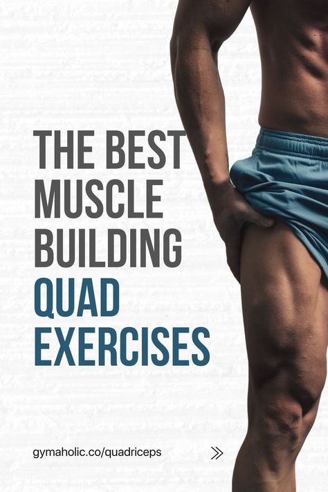 Training hard on your quad and leg days wouldn't magically show visible growth if you're choosing workouts that don't achieve 100% activation of your muscles.

It's time to add in these 3 best quad exercises to help you build bigger and stronger quads.

Read the full article if you want more insights about quads and science-based best exercises. Quad And Core Workout, Build Quads At Home, Best Quad Exercises, Workout Planet Fitness, Quad Workout, Leg Days, Quad Muscles, Muscle Builder, Quad Exercises