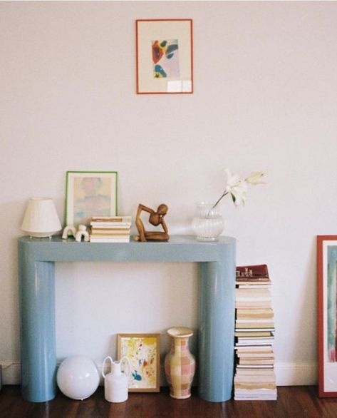 Blue Hallway, 2nd October, October 2022, Queensland Australia, Blue Colour, The Horizon, Interior Inspo, House Inspo, Apartment Living