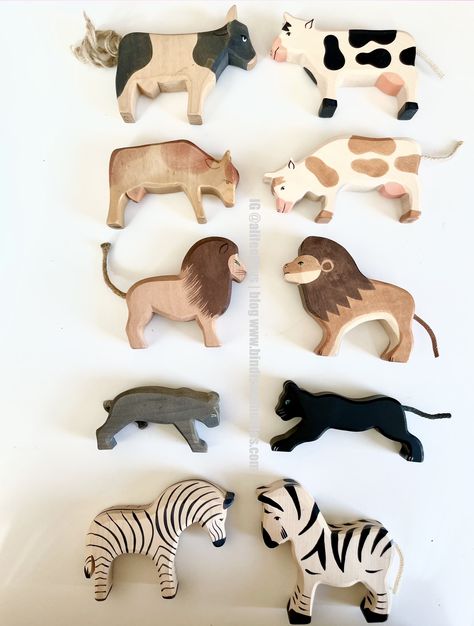 Holztiger Wooden Animals, Small Wooden Animals, Wooden Toy Animals, Diy Wooden Toys For Kids, Wooden Animals Patterns, Wood Animals Diy, Wooden Kids Toys, Diy Wooden Toys, What Should I Buy