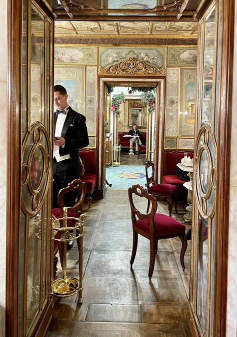 Venice, Italia - Cafe Florian in Venice. The oldsest Cafe... Cafe Florian Venice, Caffe Florian, Venice Cafe, Travel Italy, Positive Mindset, Italy Travel, Venice, Places To Visit, Wordpress