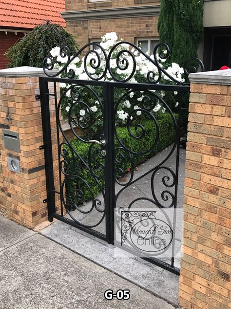 Old Wrought Iron Gates, Arch Wrought Iron Gates, Ornamental Gates Wrought Iron, Front Entry Decor, Victorian Iron Gates, Ornamental Iron Gates, Wrought Iron Garden Gates, Iron Garden Gates, Electric Gates