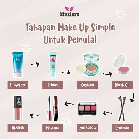 2020 Nov 18This Pin was discovered by Khusnull HayatiDiscover (and saveyour own Pins on Pinterest Cara Makeup, Make Up Simple, Teknik Makeup, How To Make Up, Mekap Mata, Recommended Skin Care Products, Teenager Makeup, Makeup Order, Learn Makeup