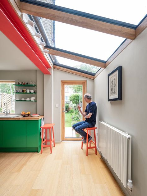 Loft Library, Renovated Victorian, Library Space, Side Extension, Roof Extension, Love Of Reading, House Extension Design, Casa Container, Victorian Terrace