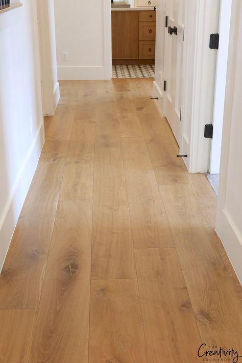 Dark Laminate Floors, Millhaven Homes, Modern Wood Floors, Farmhouse Flooring, Modern Farmhouse Home, Floor Colors, Engineered Wood Floors, Farmhouse Homes, Wood Laminate