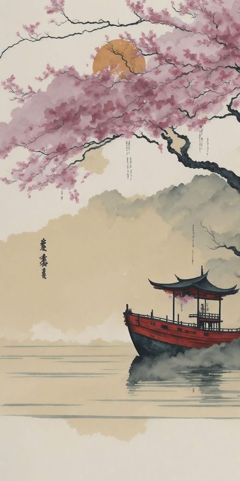 Best Animation, Japan Painting, Chinese Landscape Painting, Chinese Art Painting, Japanese Drawings, Cocoppa Wallpaper, Japanese Art Prints, Asian Painting, Chinese Landscape