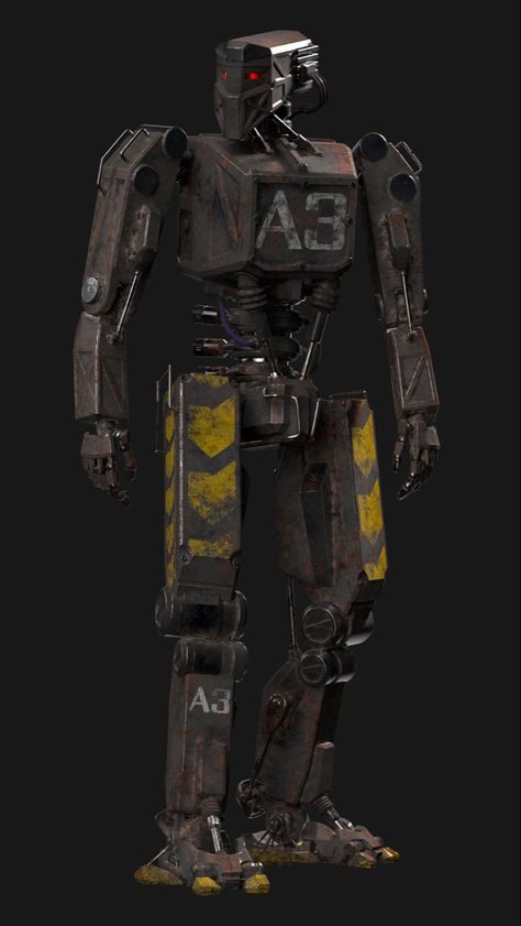 Robot Sci Fi, Robot Apocalypse, Scifi Robot, Cyberpunk Robot, Big Robot, Combat Robot, Military Robot, Walk Cycle, Robot Suit