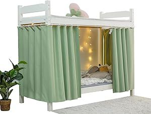 Bottom Bunk Curtain, Room Ideas Bunk Beds, Bunk Bed Curtain, Bunk Bed Curtains, Bunk Bed Decorating Ideas, Loft Bed Curtains, Lofted Dorm Beds, Cloth Bed, Bed Canopies