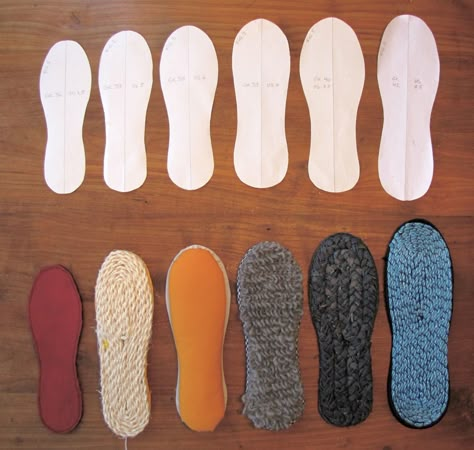 Making Soles for House Shoes - a lot of information about making your own shoes on this blog! Make Your Own Shoes, Diy Shoe, Crochet Booties, Crochet Socks, Felted Slippers, Shoe Pattern, Knitted Slippers, Crochet Shoes, How To Make Shoes