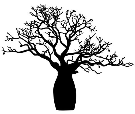 Boabab Tree Silhouette, Boab Tree Tattoo, Boab Tree Art, Boabab Tree Tattoos, Baobab Tree Tattoo, Boab Tree, 2016 Tattoo, Boat Tattoo, Trees Silhouette