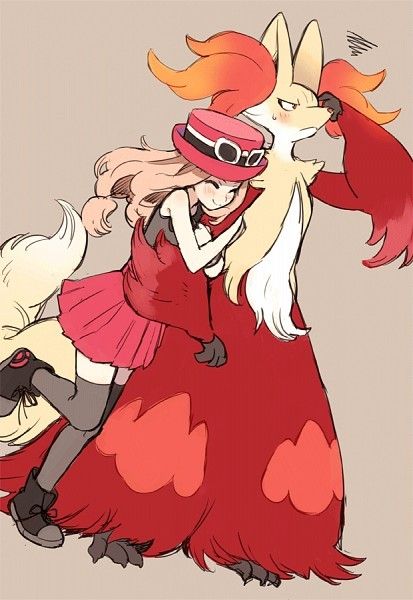 Delphox Art, Pokémon Serena, Pokemon Xyz, Funny Pokemon, Serena Pokemon, Pokémon Trainers, Pokemon Trainers, Pokémon X And Y, Pokémon Stuff