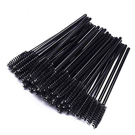 PRICES MAY VARY. 300 PCS and Black plastic handle. Soft fiber hair easy to brush eyelashes. Flexible head give you multi angle to brush eyelash. Durable and can be washed repeatedly. Screw-type head of this makeup tool is easy to roll eyelash and comb eyebrow that make the roots of lashes more clear and natural. 300 Disposable Mascara Eyelash Wands Brush for Eyelash Extension Eyebrow and Makeup Color Tbestmax Disposable Mascara Wands, Lipstick Brush, Eyebrow Mascara, Mascara Set, Mascara Brush, Eyelash Brush, Eyelashes Mascara, Brow Brush, Mascara Wands